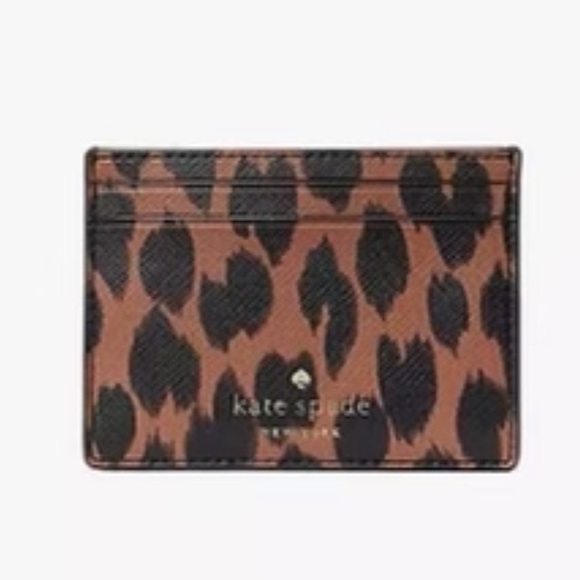 Kate Spade Schuyler Small Slim
Card Holder
NWT SPOTTED ANIMAL COLOR - Picture 7 of 10